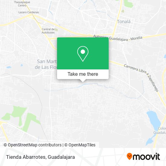 Mapa de Tienda Abarrotes
