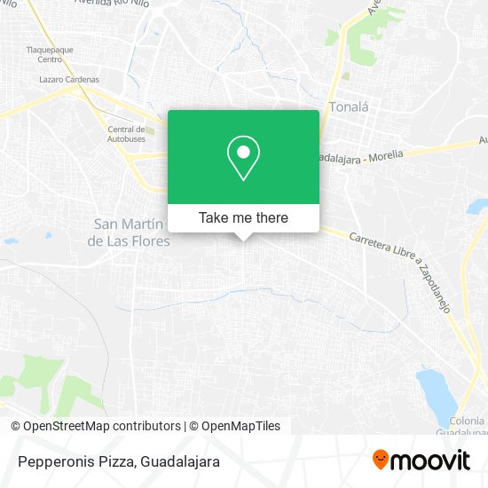 Mapa de Pepperonis Pizza