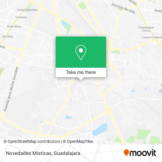 Mapa de Novedades Misticas