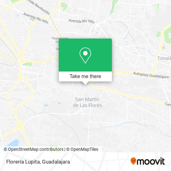Mapa de Florería Lupita