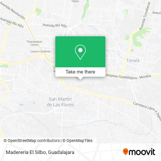 Madereria El Silbo map
