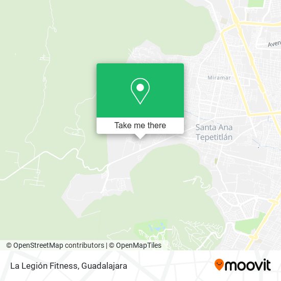 Mapa de La Legión Fitness