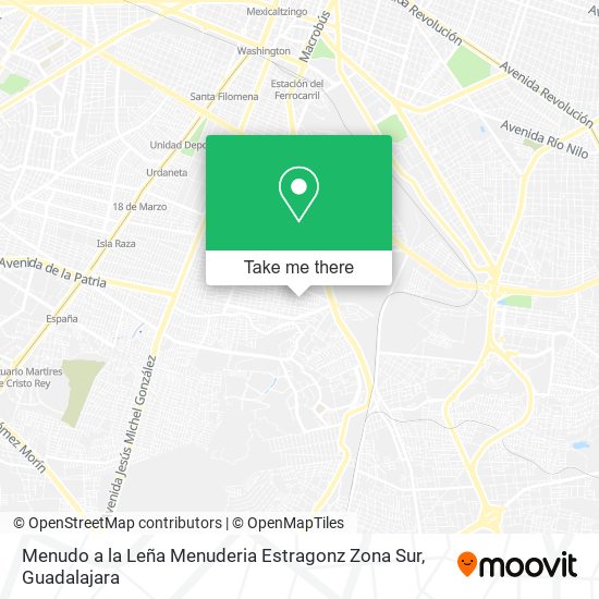Menudo a la Leña Menuderia Estragonz Zona Sur map