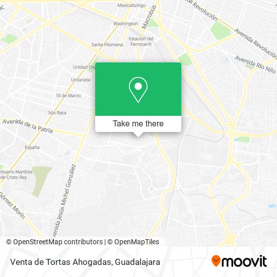 Venta de Tortas Ahogadas map