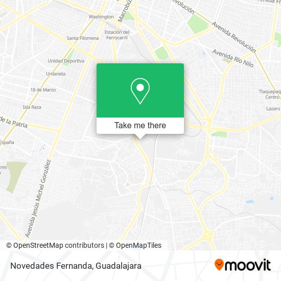 Mapa de Novedades Fernanda