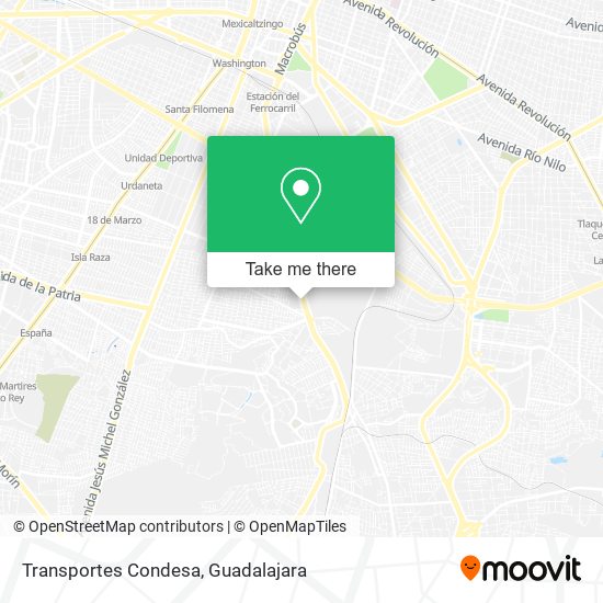 Mapa de Transportes Condesa