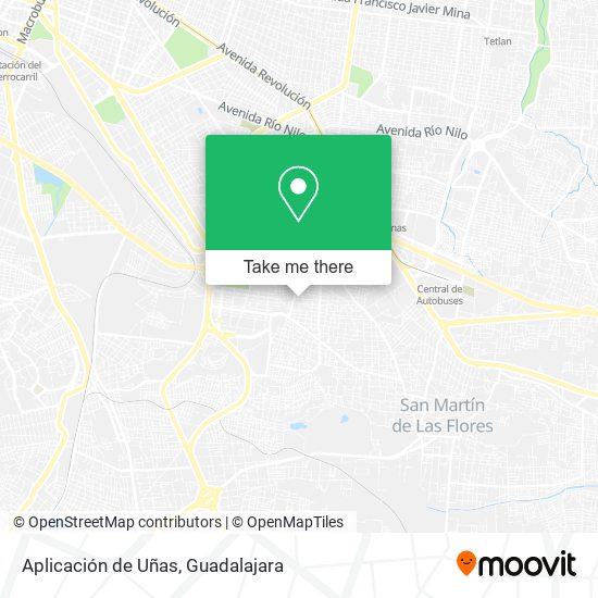 Aplicación de Uñas map