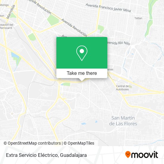 Extra Servicio Eléctrico map