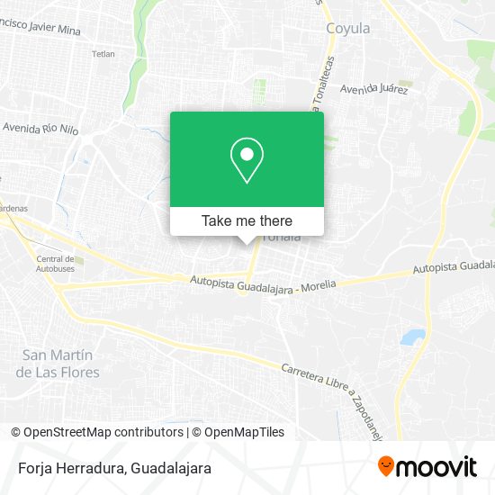 Forja Herradura map