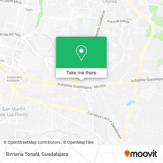 Birrieria Tonalá map
