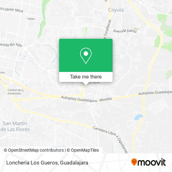 Loncheria Los Gueros map