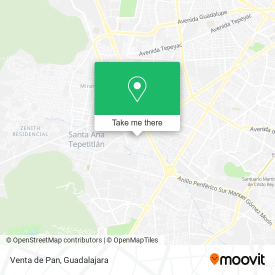 Venta de Pan map