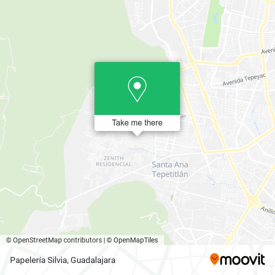 Papelería Silvia map
