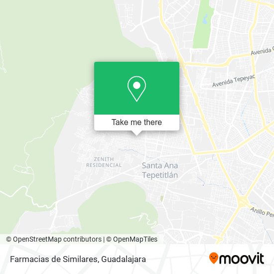 Mapa de Farmacias de Similares