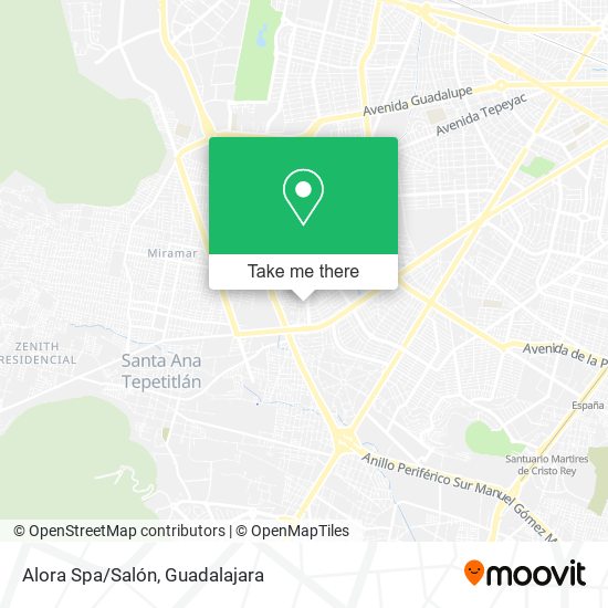 Alora Spa/Salón map