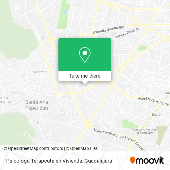 Psicologa Terapeuta en Vivienda map