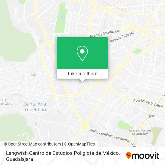 ¿Cómo llegar a Langwish-Centro de Estudios Poliglota de México en ...