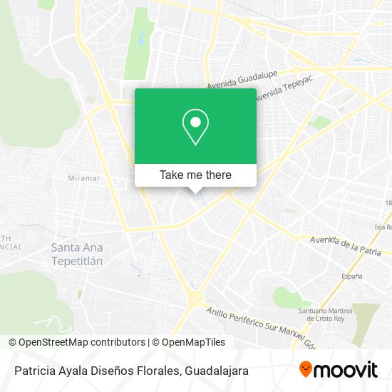 Patricia Ayala Diseños Florales map
