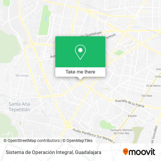 Sistema de Operación Integral map