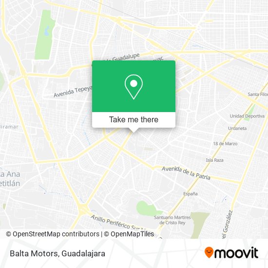 Balta Motors map