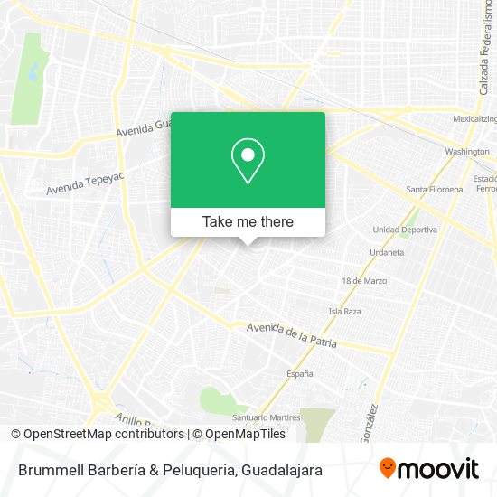 Brummell Barbería & Peluqueria map