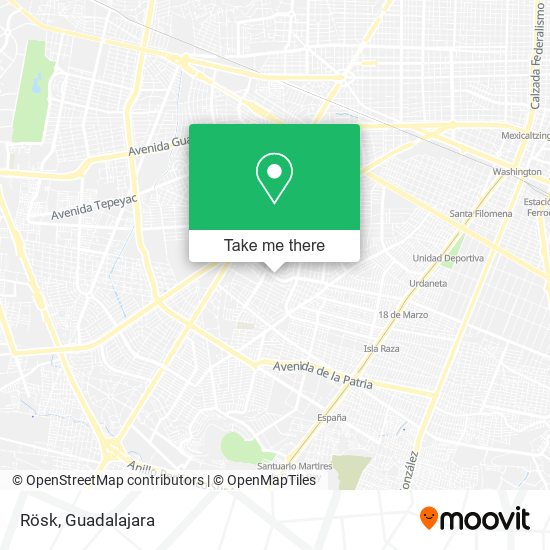 Mapa de Rösk