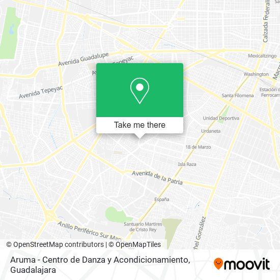 Aruma - Centro de Danza y Acondicionamiento map