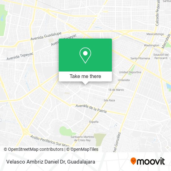 Mapa de Velasco Ambriz Daniel Dr