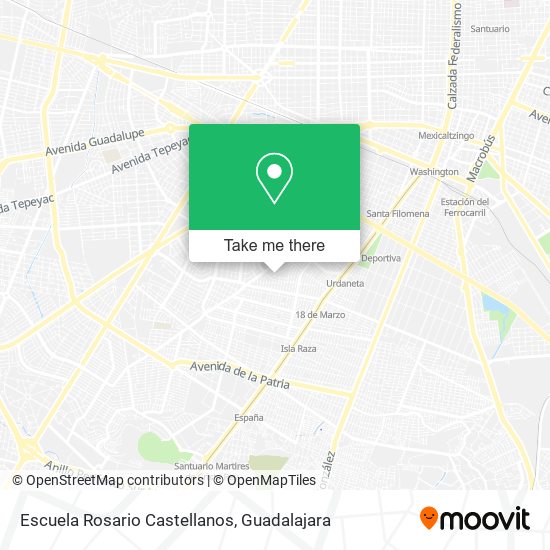 Escuela Rosario Castellanos map