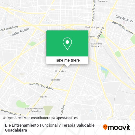 B e Entrenamiento Funcional y Terapia Saludable map