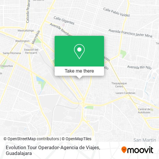 Evolution Tour Operador-Agencia de Viajes map