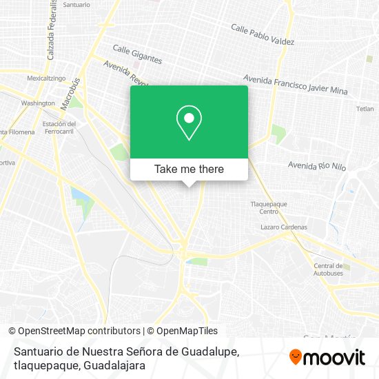 Santuario de Nuestra Señora de Guadalupe, tlaquepaque map
