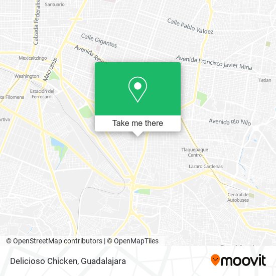 Delicioso Chicken map