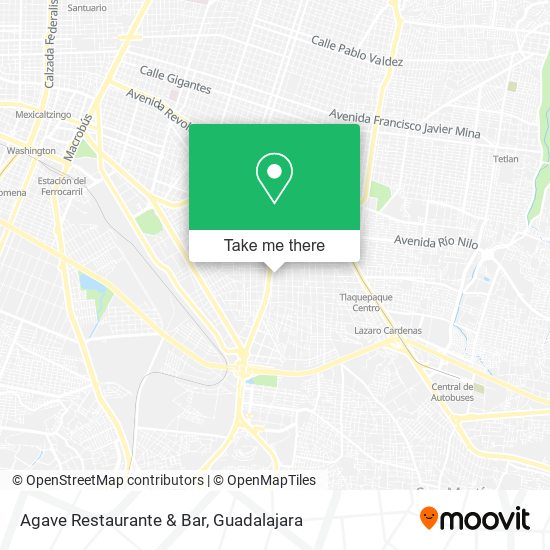 Agave Restaurante & Bar map