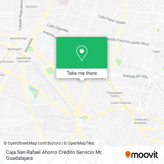Caja San Rafael Ahorro Crédito Servicio Mr map