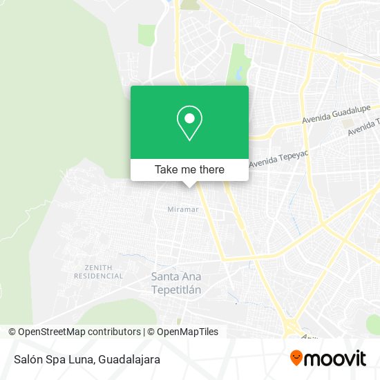 Salón Spa Luna map