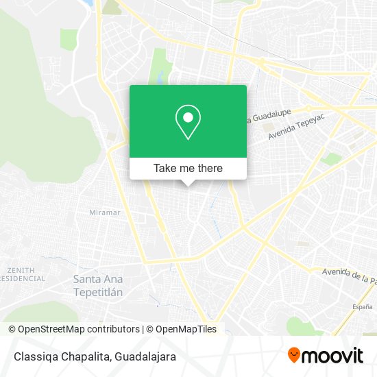 Classiqa Chapalita map