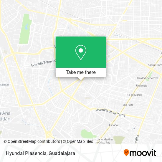 Hyundai Plasencia map