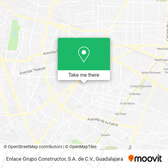 Enlace Grupo Constructor, S.A. de C.V. map