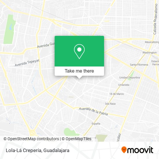 Lola-Lá Crepería map