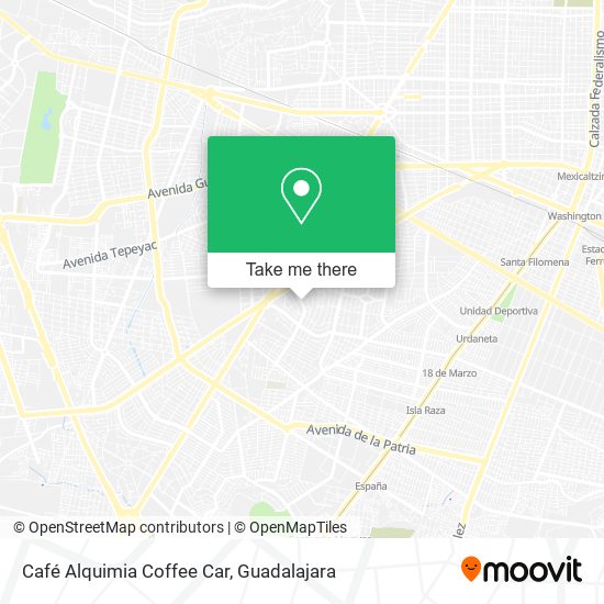 Café Alquimia Coffee Car map