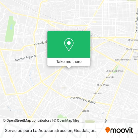 Mapa de Servicios para La Autoconstruccion
