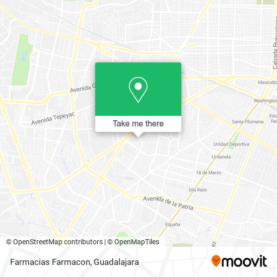 Farmacias Farmacon map