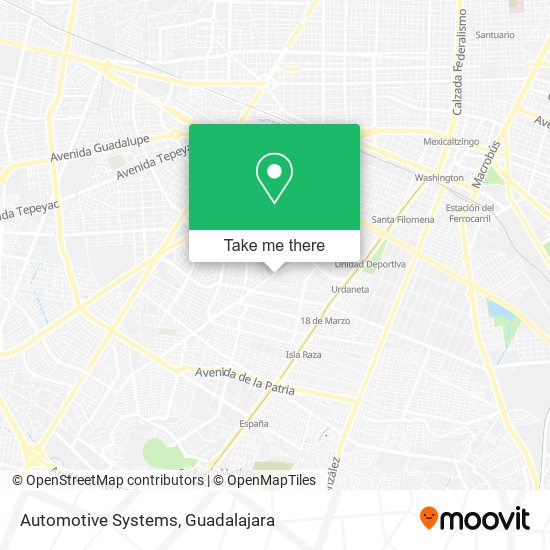 Automotive Systems map