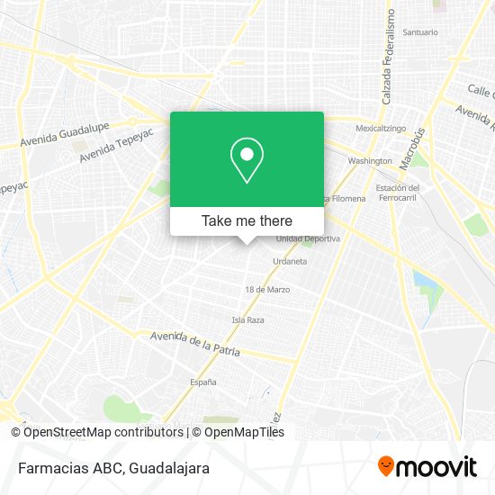 Farmacias ABC map