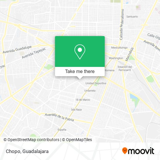 Chopo map