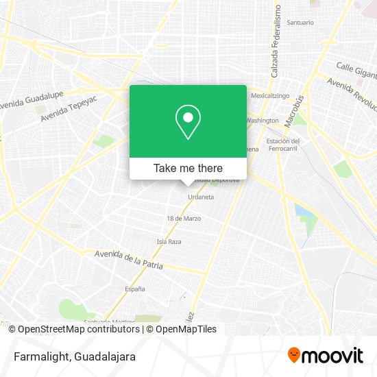 Mapa de Farmalight