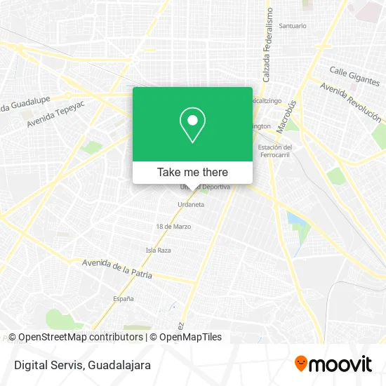 Digital Servis map