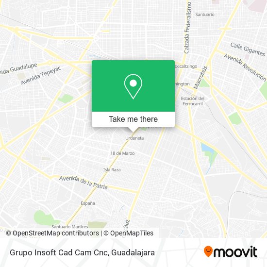Mapa de Grupo Insoft Cad Cam Cnc