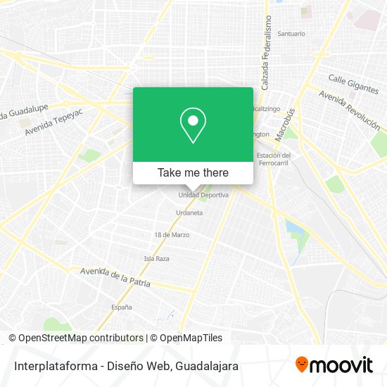 Mapa de Interplataforma - Diseño Web